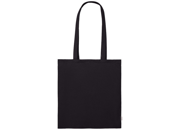 Шоппер «Basio» из переработанного хлопка 280 г/м2, Цвет черный