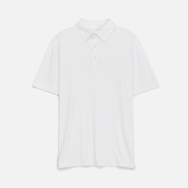 Рубашка поло унисекс Senti, белая, XS–4XL