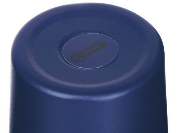 Стальная кружка с двойными стенками и порошковым покрытием «Tibet», Цвет синий нэйви