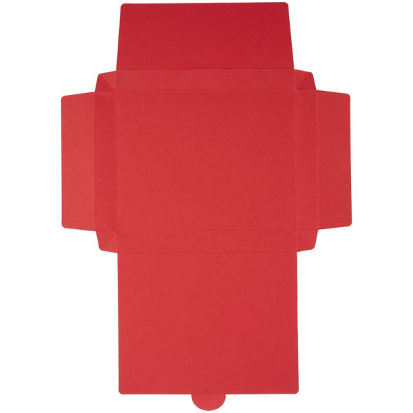Коробка самосборная Flacky Slim, красная, 14х21х2,5 см