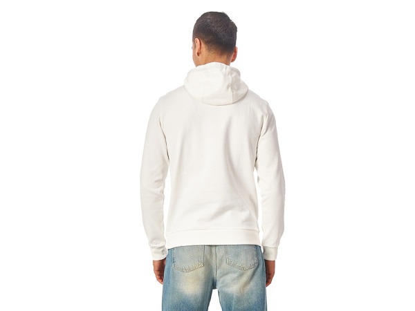 Толстовка "Stream" с капюшоном, унисекс, Размер 2XL, Цвет белый(молочный)/серый