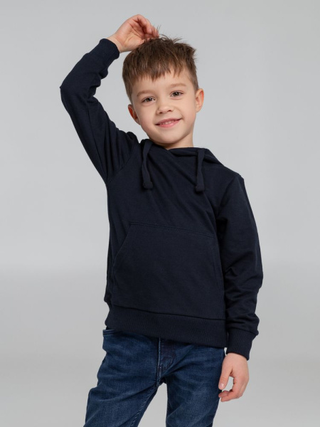 Худи детское Kirenga Kids 2.0, темно-синее, 6–14 лет