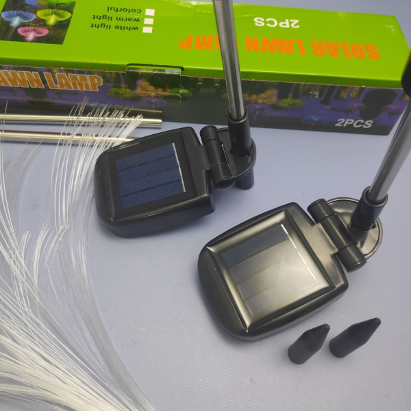 Светильник садовый Фонтан на солнечной батарее набор 2 шт. Solar Lawn Lamp