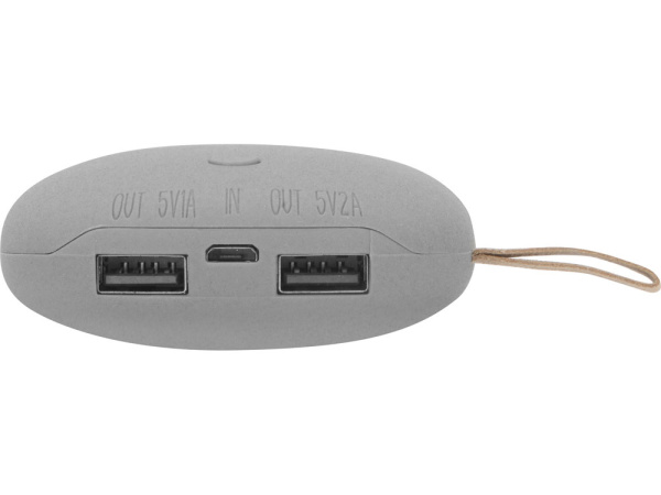 Внешний аккумулятор в форме камня «Stone», 7800 mAh, Размер 7800 mAh, Цвет серый