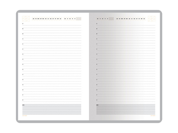 Ежедневник недатированный А5 «Mercury», Цвет темно-синий