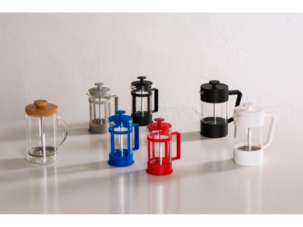 Френч-пресс «Savor», Цвет синий/прозрачный