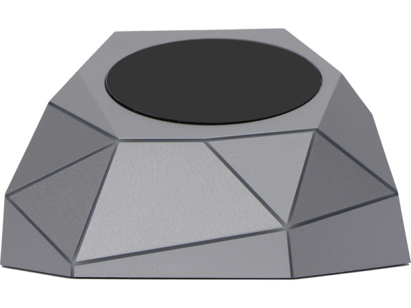 Док-станция с быстрой беспроводной зарядкой «Geo Dock», Цвет серебристый