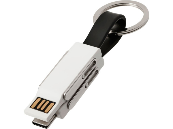 Кабель «One 4 в 1», Цвет черный, белый, серебристый