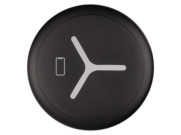 Беспроводное зарядное устройcтво «NEO Qwatch» для часов и смартфона, Цвет черный