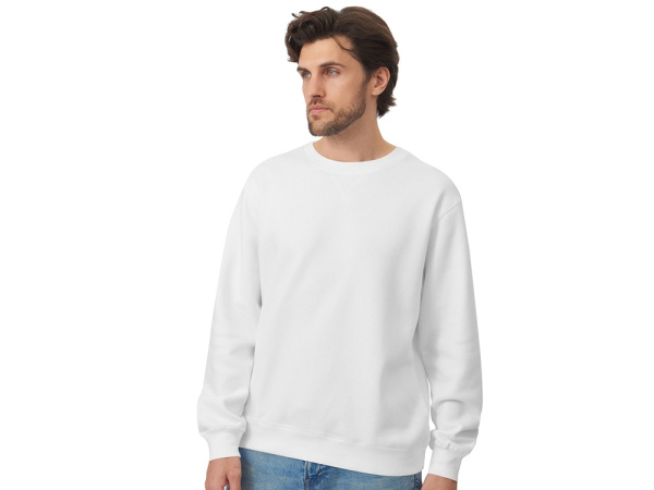 Свитшот оверсайз «Lisbon» унисекс, Размер XL, Цвет белый