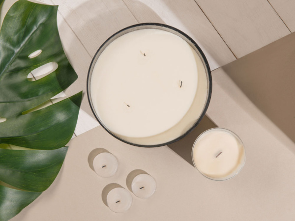 Свеча ароматическая «Halo», Цвет черный