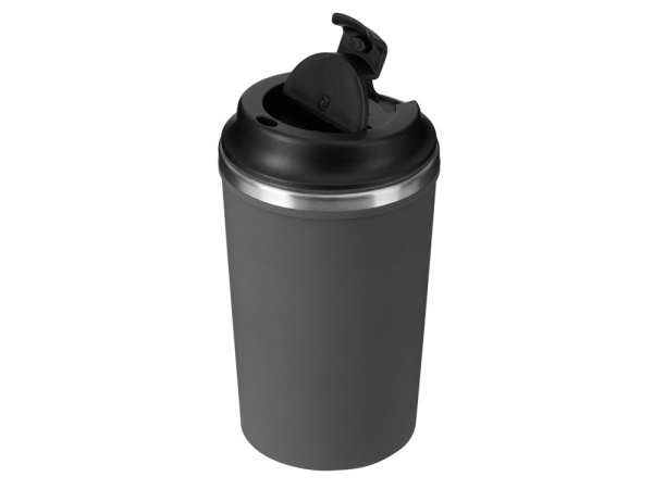 Герметичная термокружка на присоске «Kick», 350 мл, Цвет серый