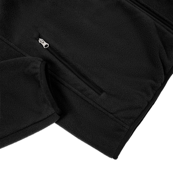 Куртка флисовая унисекс Nesse, черная, XS–XXL
