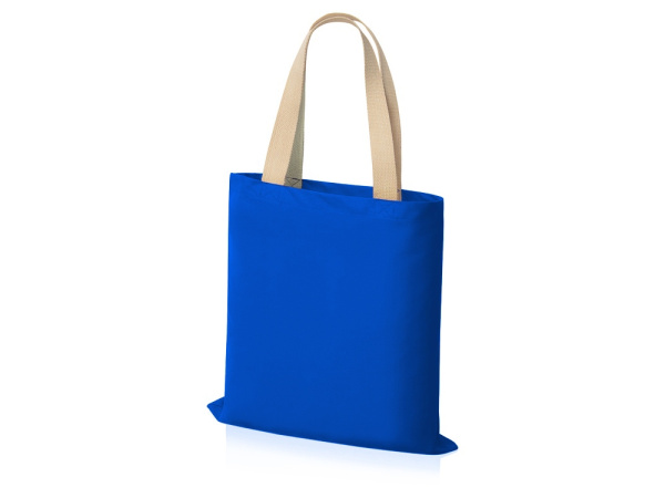 Сумка для шопинга «Steady» хлопковая с парусиновыми ручками, 260 г/м2, Цвет синий