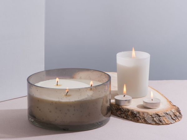 Свеча ароматическая «Halo», Цвет черный