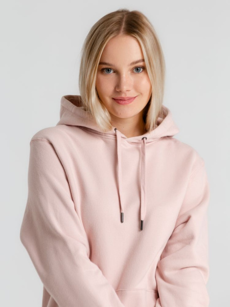 Толстовка с капюшоном унисекс King, розовая, XS–3XL