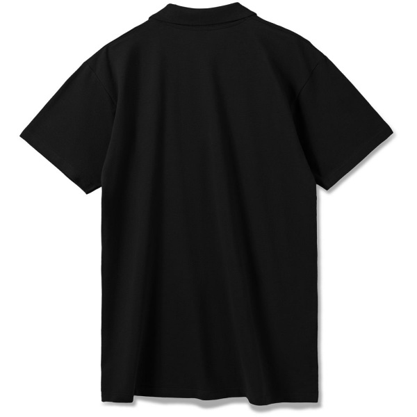 Рубашка поло мужская Summer 170, черная, XS–XXL
