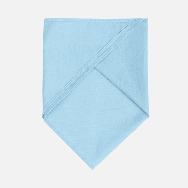 Шейный платок Bandana, голубой, 62х62х86 см