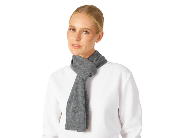 Шарф «Dunant», Цвет темно-серый меланж