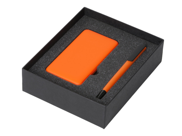 Подарочный набор «COLOR IT» c ручкой и повербанком, Размер 10000 mAh, Цвет оранжевый