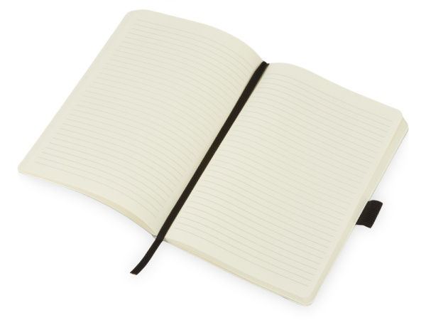 Блокнот А5 в гибкой обложке «Vision 2.0» soft-touch, Размер А5, Цвет черный