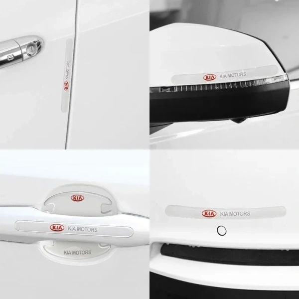 Пленка защитная на дверные ручки автомобиля KIA / Защита от царапин и сколов