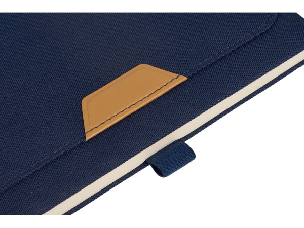 Блокнот А5 из RPET «Harvey», Цвет синий