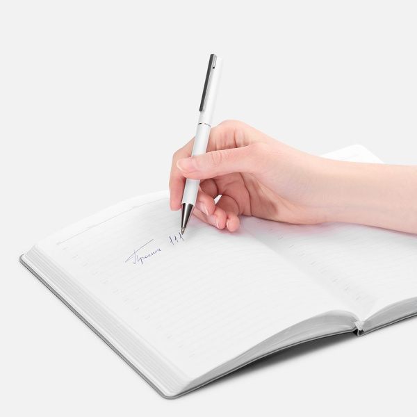 Ручка шариковая Blade Soft Touch, белая, 14х0,9 см