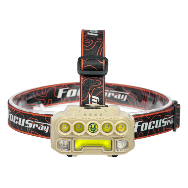 FOCUSray 1334 акку 18650 1200мАН 200 люмен,индикатор зарядки,сенсор,USB кабель 1/160 , шт