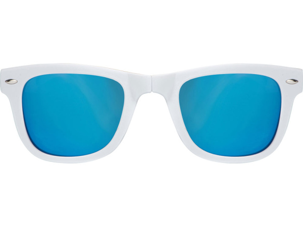 Складные очки с зеркальными линзами «Ibiza», Цвет белый