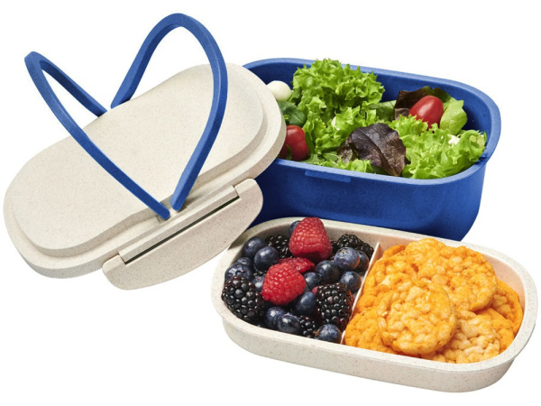 Ланч-бокс «Shen», Цвет синий, бежевый