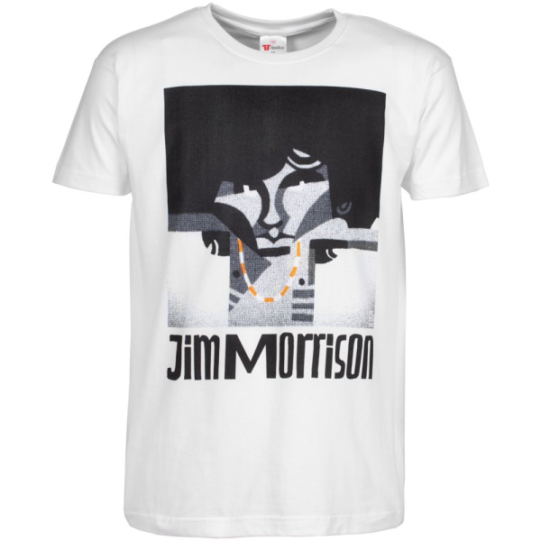 Футболка «Меламед. Jim Morrison», белая, S–XXL