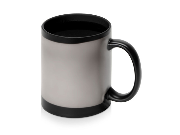 Кружка-хамелеон «Surprise» матовая, Цвет черный матовый/черный глянцевый