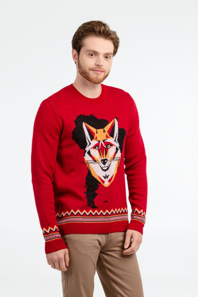 Джемпер Totem Fox, красный, XS–XL