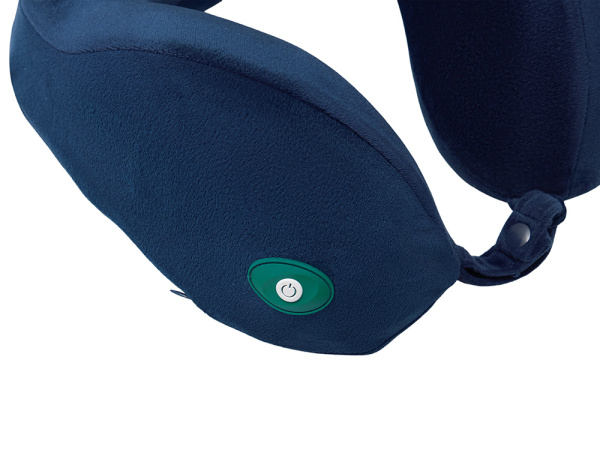 Подушка для путешествий массажная «Massage Tranquility Pillow», Цвет темно-синий