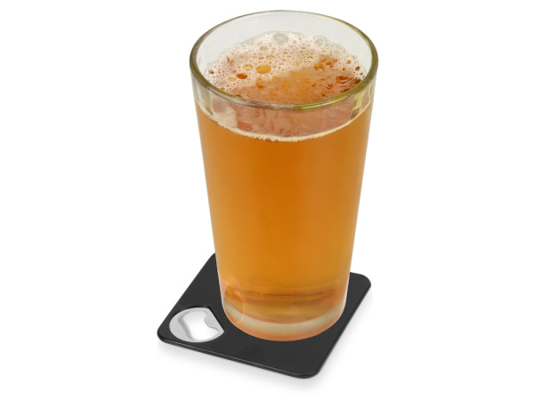 Подставка с открывалкой для кружки «Liso», Цвет черный