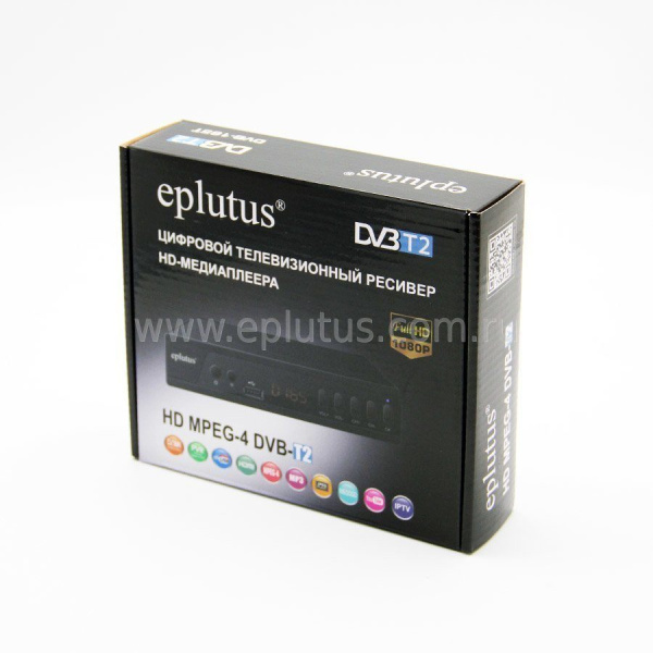 (Оригинал) Цифровой HD TV-тюнер DVB-T2 Eplutus®DVB-165T