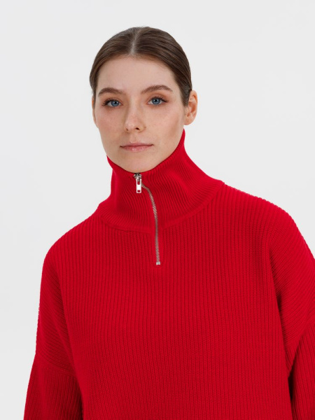 Джемпер Siluetti Birne, красный, S/M, L/XL