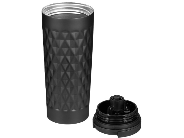 Герметичная вакуумная термокружка «Matrix», 450 мл, Цвет черный