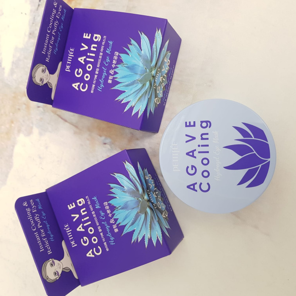 Гидрогелевые охлаждающие патчи для глаз с экстрактом Агавы Petitfee AGAVE Cooling Hydrogel Eye Mask,