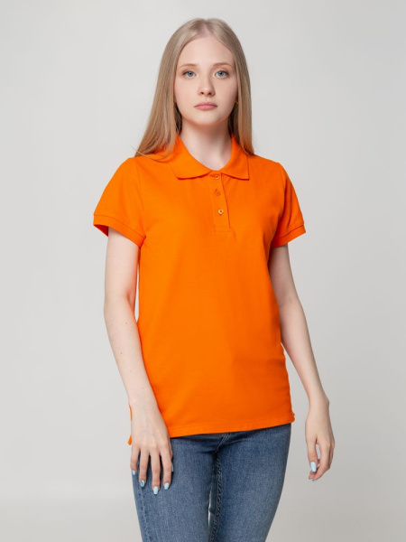 Рубашка поло женская Virma Lady, оранжевая, S–XXL