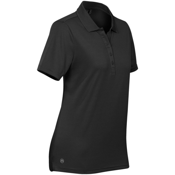 Рубашка поло женская Eclipse H2X-Dry, черная, XS–3XL