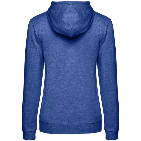 Толстовка с капюшоном женская Hoodie, ярко-синий меланж, XS–XXL