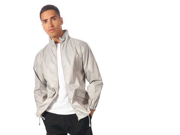 Ветровка "Miami" мужская, Размер XS, Цвет серебристый