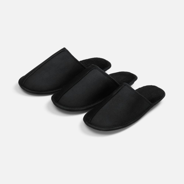Тапочки домашние Norridge, размер 43-45, черные