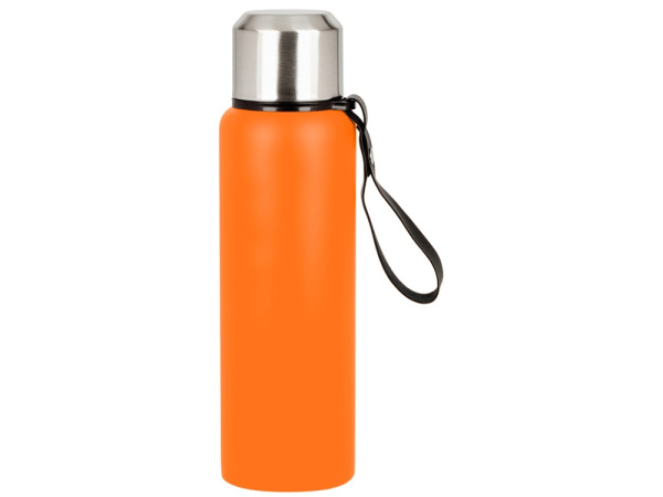 Вакуумный термос «Story», тубус, 800мл, Цвет оранжевый, серебристый