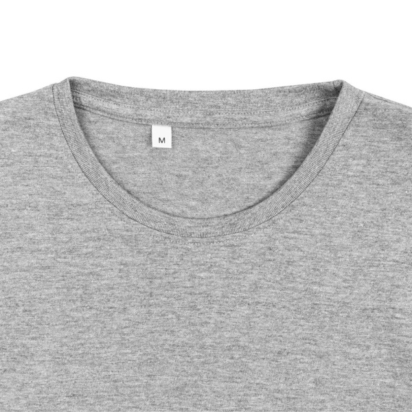 Футболка унисекс T-Bolka 180, серый меланж, S–3XL
