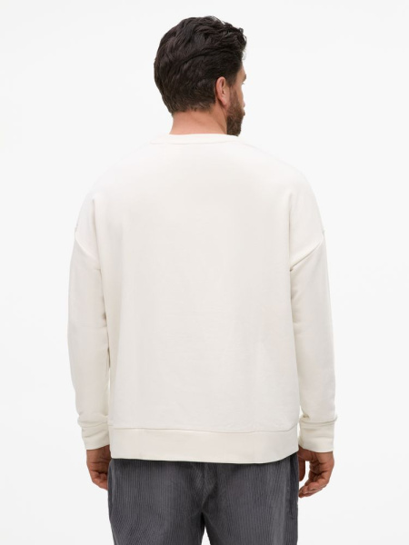 Свитшот унисекс S2, молочно-белый, XS–XXL