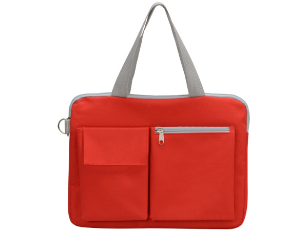 Конференц сумка для документов «Event», Цвет красный/светло-серый