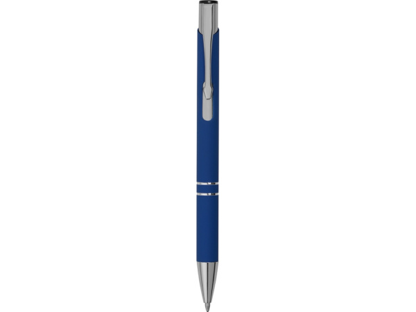 Ручка металлическая шариковая «C1» soft-touch, Цвет синий